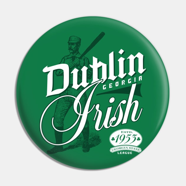 Dublin Irish Pin by MindsparkCreative