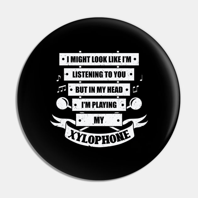 Funny Xylophone Player Gift Pin by Dolde08