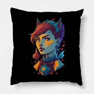 Nimona realistic design Pillow