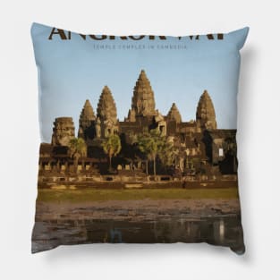 Visit Angkor Wat Pillow