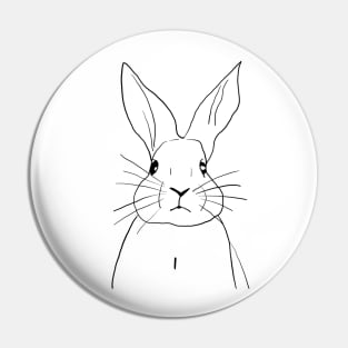 White Rabbit Pin