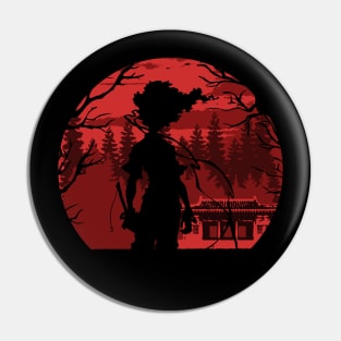 Black Samurai Pin