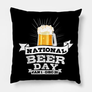 National Beer Day  Beer for Craft Beer Pillow