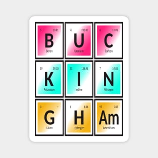 Buckingham | Periodic Table Magnet