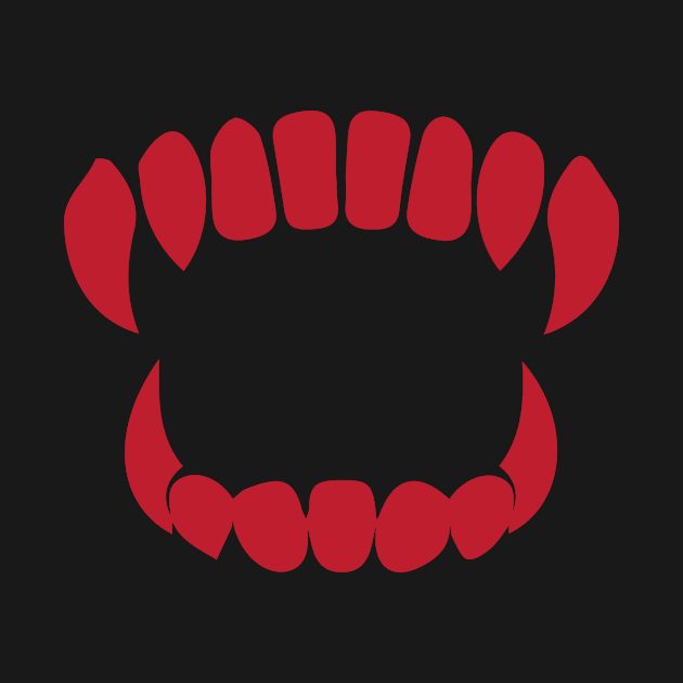 scary teeth face mask by PIIZ