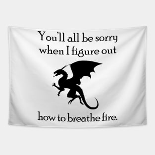 DRAGON BREATHE FIRE Tapestry