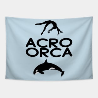 Acro Orca Semordnilap Tapestry