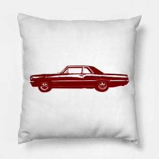 Vintage Hot Rod Car Pillow