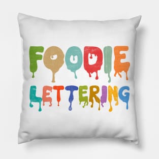 Foodie Lettering Pillow