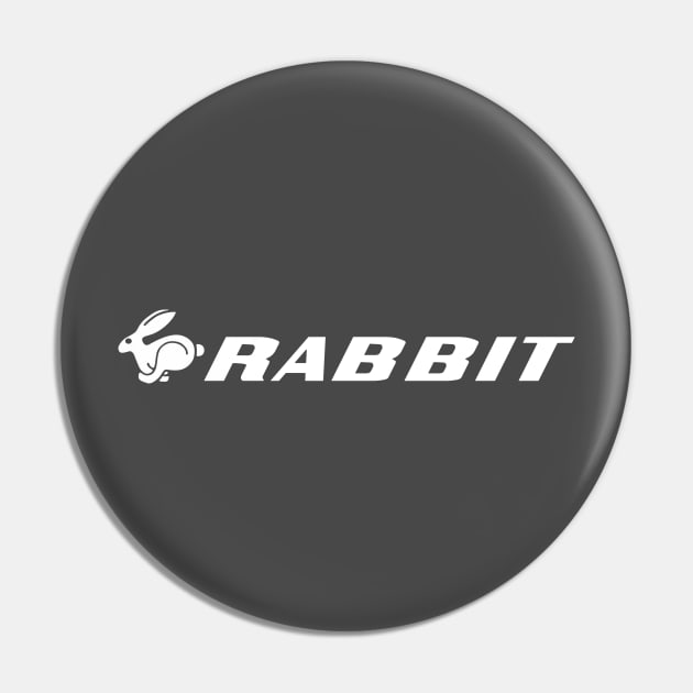 Rabbit Pin by Printstripe