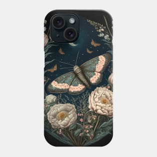 Wiccan witchcraft Moth and magic of night 5 Phone Case