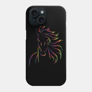 Rainbow Horse Phone Case