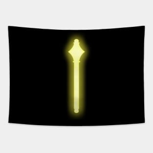 Spiritual Weapon (Yellow Mace) Tapestry