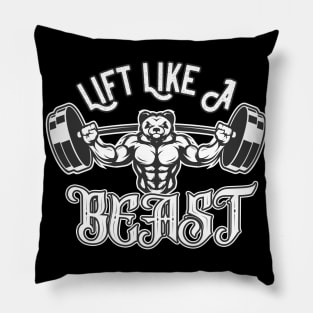 Lift Like A Beast Pillow