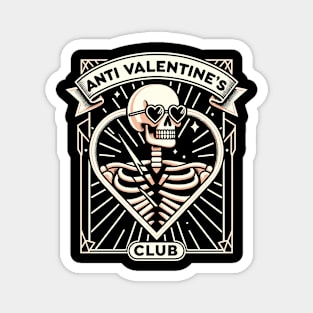 Anti Valentine’s Club - Art Deco Aesthetics Magnet