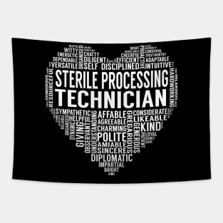 Sterile Processing Technician Heart Tapestry