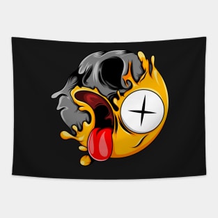 Dead Zombie Emoji Tapestry