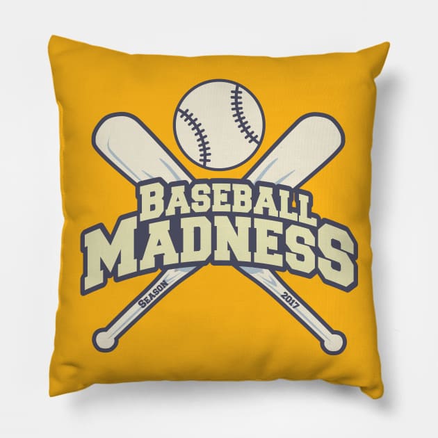 Baseball Season 2017 Pillow by soondoock