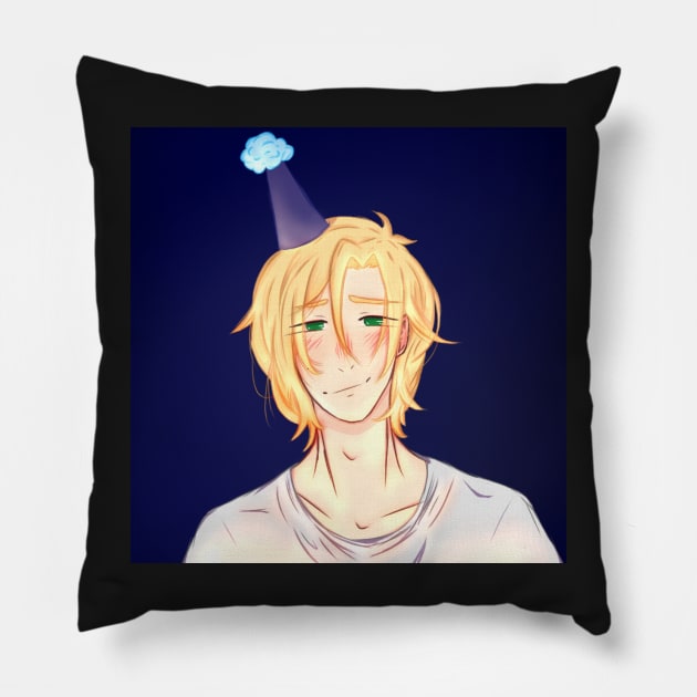 Ash Lynx Birthday Pillow by Sophprano