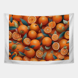 Orange Pattern Harvest Field Product Vintage Since Retro Tapestry