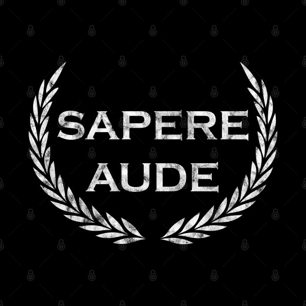 Latin saying - Sapere Aude by Modern Medieval Design