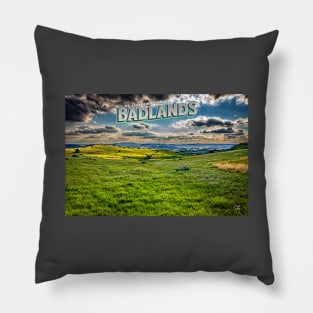 North Dakota Badlands Pillow