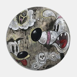 Rat Face Pin