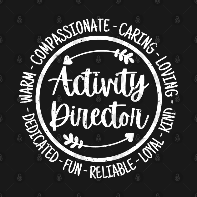 Activity Director Office Staff Vintage Funny Gift by HeroGifts