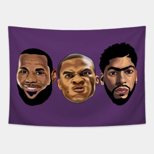 LAKERS BIG THREE! Tapestry