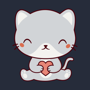 Kawaii Cute Kitten Cat T-Shirt