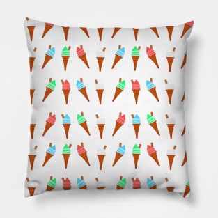 Ice Cream Pattern Pillow