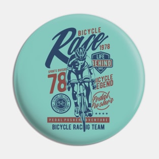 Bicycle Cycle Racing Vintage Design Pin