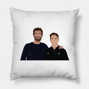 F3 champion Oscar Piastri and his manager Mark Webber Pillow