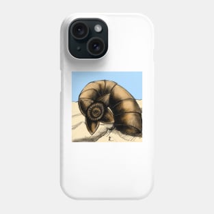 the dune sandworm in sandstorm art Phone Case