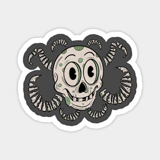 Octo-Skull Magnet