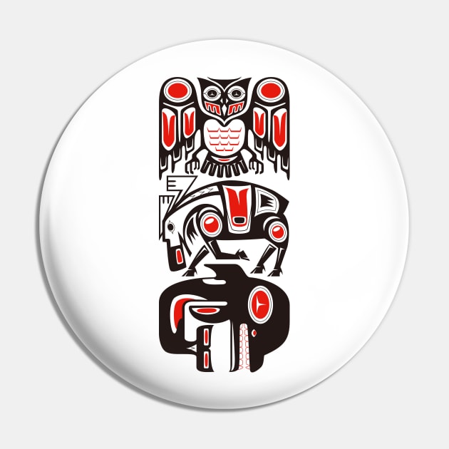 Haida tribal three animals Pin by TurkeysDesign