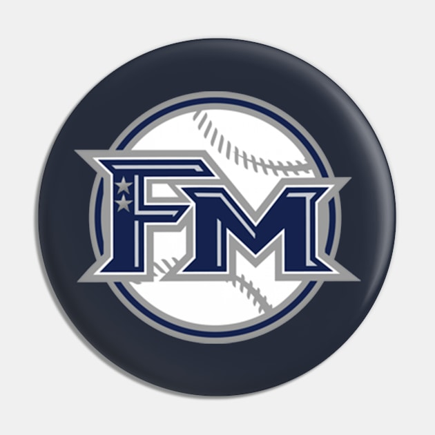 Flower Mound Baseball Pin by PSdesigns