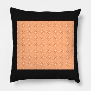 Orange Polka Dots Cute Patterns Pillow