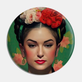 Sasha grey as Frida Kahlo Pin