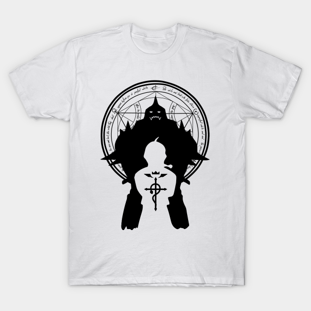 FMA - Edward and Alphonse human transmutation circle - Fullmetal Alchemist - T-Shirt