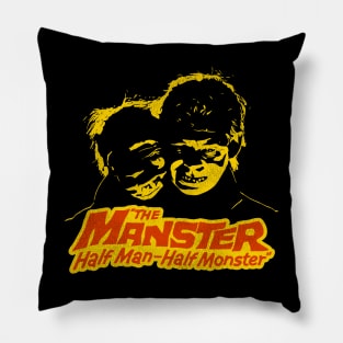 The Manster - 50s Cult Classic Horror Pillow