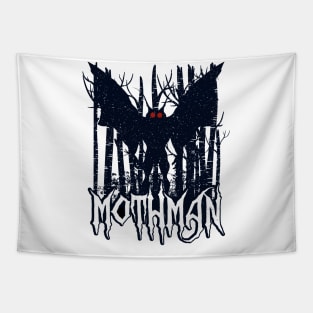 mothman Silhouette Tapestry