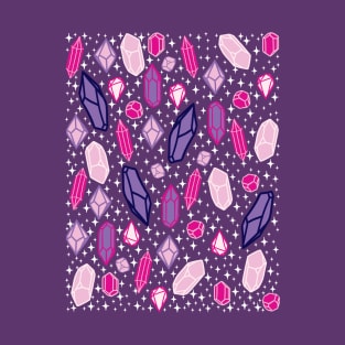 Witchy Crystal Pattern T-Shirt