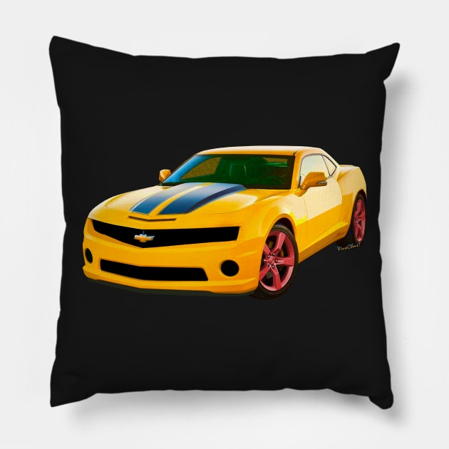 Camaro 2015 Pillow by vivachas