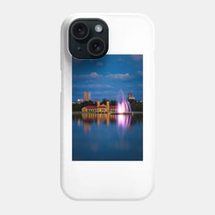 Blue Hour in City Park Phone Case