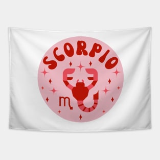 Scorpio Zodiac Sign Tapestry