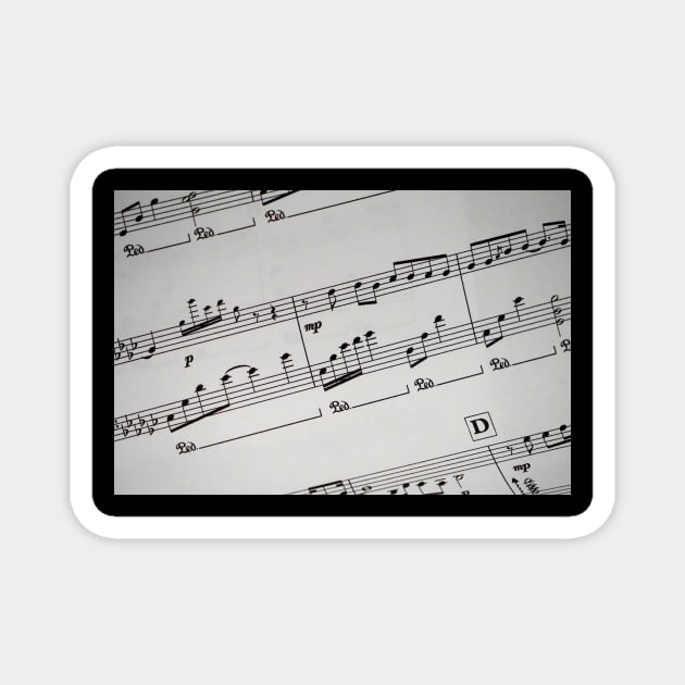 Musical Notes Magnet by Nascent Kings