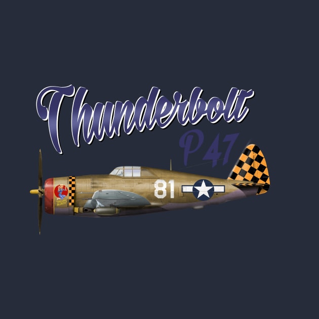 Thunderbolt P-47 Fighter by Spyinthesky