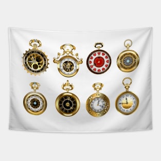 Antique Watch Collection Tapestry