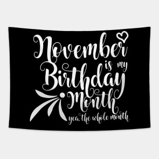 November Birthday Tapestry